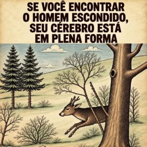 Ilusão de ótica: você consegue encontrar o rosto escondido nesta paisagem?