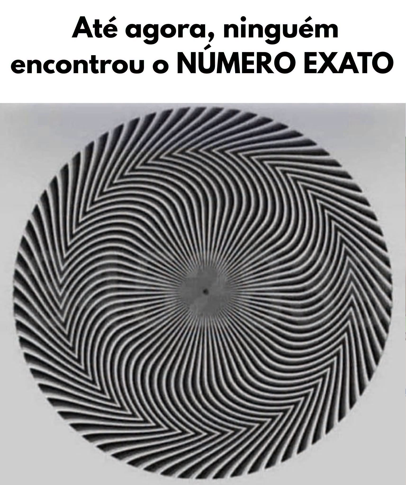 Um número está escondido nessa ilusão de ótica, e quase todos vão errar pensando que estão certos. Mas a resposta certa você só vai saber no primeiro comentário