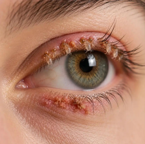 Parasitas nos cílios: o inimigo microscópico que pode afetar a saúde dos seus olhos